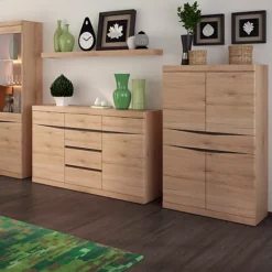 Kensington Tall Narrow 2 Door Glazed Display Cabinet (RHD) In Oak 9 Kensington Tall Narrow 2 Door Glazed Display Cabinet (RHD) In Oak -Diy Shop kensington tall narrow 2 door glazed display cabinet rhd in oak5900355033010 04c MP