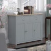 Large Grey & Oak 2 Drawer 3 Door Storage Sideboard 2 Large Grey & Oak 2 Drawer 3 Door Storage Sideboard -Diy Shop large grey oak 2 drawer 3 door storage sideboard5056413105363 01c MP