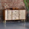 Lexus 3 Drawers & 2 Doors Large Sideboard -Diy Shop lexus 3 drawers 2 doors large sideboard5059368552831 01c MP