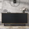 Loft Retro Industrial Sideboard Vintage Oak TV Unit Cabinet Cupboard TV Stand -Diy Shop loft retro industrial sideboard vintage oak tv unit cabinet cupboard tv stand5060970909395 01c MP
