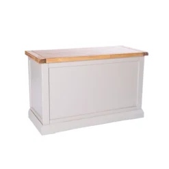 Loreo Light Grey Blanket Box Ottoman