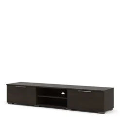 Match TV Unit 2 Drawers 2 Shelf In Rovere Gessato Dark Oak -Diy Shop match tv unit 2 drawers 2 shelf in rovere gessato dark oak5713035072182 03c MP