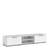 Match TV Unit 2 Drawers 2 Shelf In White -Diy Shop match tv unit 2 drawers 2 shelf in white5713035065481 01c MP