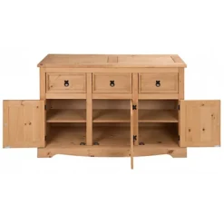 Mercers Furniture Corona 3 Door 3 Drawer Sideboard -Diy Shop mercers furniture corona 3 door 3 drawer sideboard5060335861702 03c MP