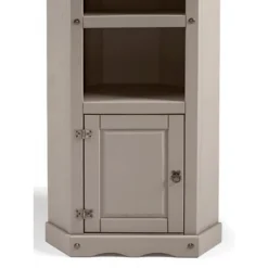 Mercers Furniture Corona Grey Wax Corner Display Unit -Diy Shop mercers furniture corona grey wax corner display unit5060335868619 03c MP