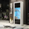 Modern Sideboard Display Cabinet Cupboard TV Stand Living Room High Gloss Doors - White & Black -Diy Shop modern sideboard display cabinet cupboard tv stand living room high gloss doors white black5060970900620 01c MP