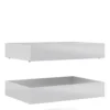 Naia Set Of 2 Underbed Drawers (for Single Or Double Beds) In White High Gloss 2 Naia Set Of 2 Underbed Drawers (for Single Or Double Beds) In White High Gloss -Diy Shop naia set of 2 underbed drawers for single or double beds in white high gloss5060653084906 01c MP