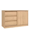 Naia Storage Unit With 1 Sliding Door And 3 Drawers In Jackson Hickory Oak 2 Naia Storage Unit With 1 Sliding Door And 3 Drawers In Jackson Hickory Oak -Diy Shop naia storage unit with 1 sliding door and 3 drawers in jackson hickory oak5713035082334 01c MP