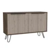 Nevada Large 4 Door Sideboard, Smoked Oak -Diy Shop nevada large 4 door sideboard smoked oak5017839923061 01c MP