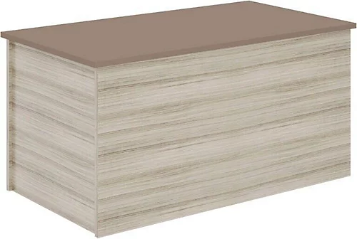 Nevada Storage Blanket Box Ottoman Oyster Gloss And Light Oak Effect Veneer 5 Nevada Storage Blanket Box Ottoman Oyster Gloss And Light Oak Effect Veneer - Image 3