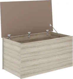 Nevada Storage Blanket Box Ottoman Oyster Gloss And Light Oak Effect Veneer 9 Nevada Storage Blanket Box Ottoman Oyster Gloss And Light Oak Effect Veneer -Diy Shop nevada storage blanket box ottoman oyster gloss and light oak effect veneer5056065619287 04c MP