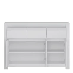 Novi 3 Door 3 Drawer Cabinet In Alpine White 7 Novi 3 Door 3 Drawer Cabinet In Alpine White -Diy Shop novi 3 door 3 drawer cabinet in alpine white5900355114443 02c MP
