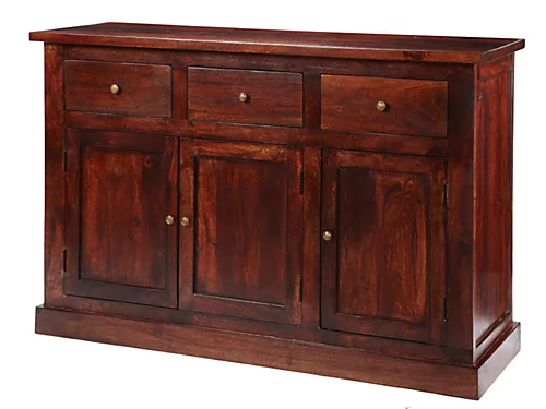 Rajwada Dark Wood Large Sideboard 3 Rajwada Dark Wood Large Sideboard