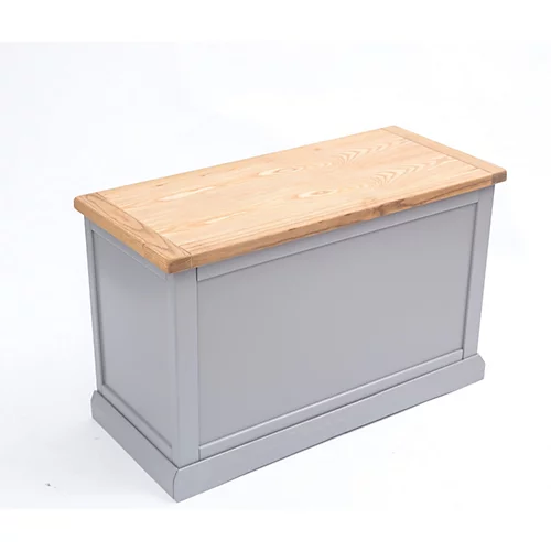 Rocca Grey Blanket Box Ottoman 5 Rocca Grey Blanket Box Ottoman - Image 3