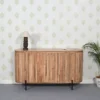 Royal Solid Wood Sideboard With Metal Legs -Diy Shop royal solid wood sideboard with metal legs5059368638214 01c MP
