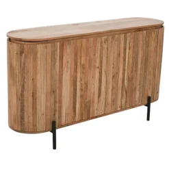 Royal Solid Wood Sideboard With Metal Legs -Diy Shop royal solid wood sideboard with metal legs5059368638214 04c MP
