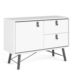 Ry Sideboard With 1 Door + 2 Drawers Matt White