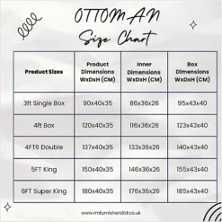 Safar 3ft Ottoman Storage Box - Mink Plush Velvet -Diy Shop safar 3ft ottoman storage box mink plush velvet5061027470097 03c MP