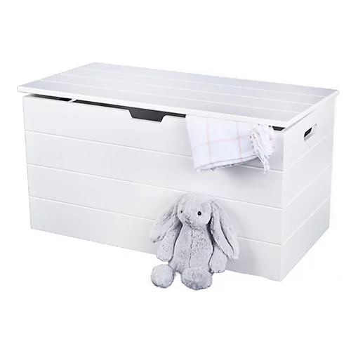 Seaton White Wooden Storage Chest, Blanket Box, Trunk, Ottoman, Toy Box 6 Seaton White Wooden Storage Chest, Blanket Box, Trunk, Ottoman, Toy Box - Image 4