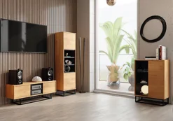 Sideboard 100cm Sideboard Cabinet Cupboard TV Stand Living Room Oak -Diy Shop sideboard 100cm sideboard cabinet cupboard tv stand living room oak5060970909944 04c MP