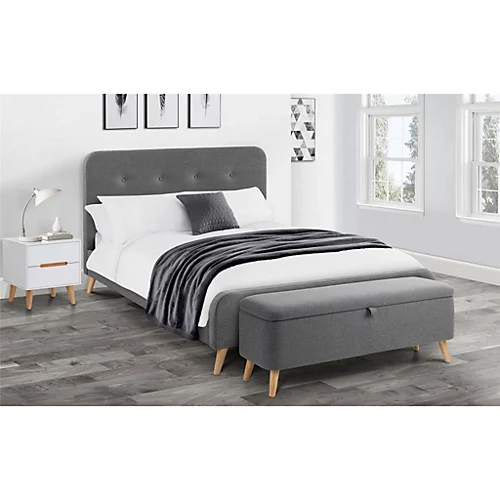 Stilted Premium Smoky Grey Fabric Blanket Box 3 Stilted Premium Smoky Grey Fabric Blanket Box
