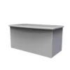 Swift Sherwood Grey Ottoman (H)415mm (W)840mm (D)415mm