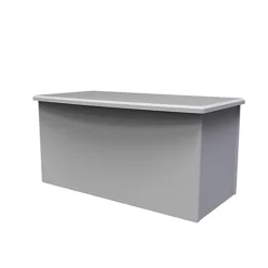 Swift Sherwood Grey Ottoman (H)415mm (W)840mm (D)415mm