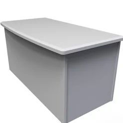 Swift Sherwood Grey Ottoman (H)415mm (W)840mm (D)415mm -Diy Shop swift sherwood grey ottoman h 415mm w 840mm d 415mm5056071016131 36c bq