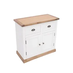 Tropea Off White 2 Drawer 2 Door Sideboard Brass Cup Handle -Diy Shop tropea off white 2 drawer 2 door sideboard brass cup handle5060742753973 03c MP