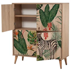 Tropical - Sideboard - Solid Wooden Legs