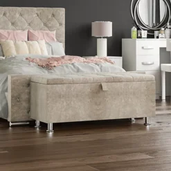 Vida Designs Valencia Storage Ottoman Crushed Velvet Champagne Storage Bench Chest Bedroom Living Room 8 Vida Designs Valencia Storage Ottoman Crushed Velvet Champagne Storage Bench Chest Bedroom Living Room -Diy Shop vida designs valencia storage ottoman crushed velvet champagne storage bench chest bedroom living room 5056562198490 03c MP