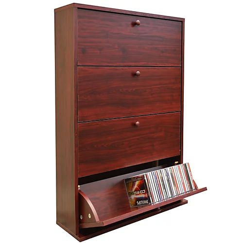 Watsons Cd 200 Cd Storage Cupboard Tilting 4 Drawer Mahogany 4 Watsons Cd 200 Cd Storage Cupboard Tilting 4 Drawer Mahogany - Image 2