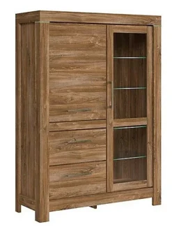 Wide Glass Display Cabinet Drinks Buffet Unit LED Lights Medium Oak Effect Gent 8 Wide Glass Display Cabinet Drinks Buffet Unit LED Lights Medium Oak Effect Gent -Diy Shop wide glass display cabinet drinks buffet unit led lights medium oak effect gent5901451029020 03c MP