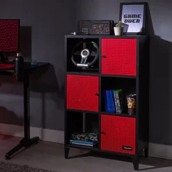 X Rocker Mesh-Tek 6 Cube Storage Cabinet