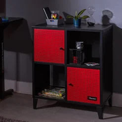 X Rocker Mesh-Tek Square 4 Cube Storage Cabinet