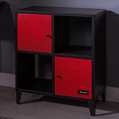 X Rocker Mesh-Tek Square 4 Cube Storage Cabinet 4 X Rocker Mesh-Tek Square 4 Cube Storage Cabinet - Image 2
