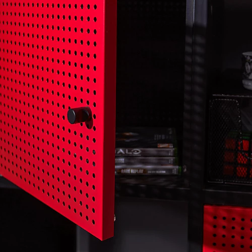 X Rocker Mesh-Tek Square 4 Cube Storage Cabinet 6 X Rocker Mesh-Tek Square 4 Cube Storage Cabinet - Image 4